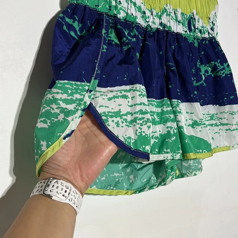 NWOT Free People FP Movement The Way Home Printed Shorts Mountain Print Size S - Picture 3 of 8